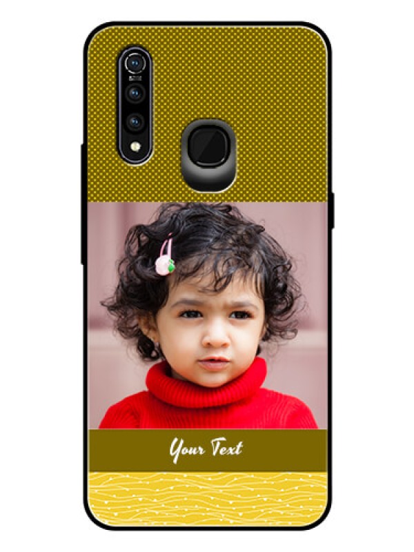 Custom Vivo Z1 Pro Custom Glass Phone Case  - Simple Green Color Design