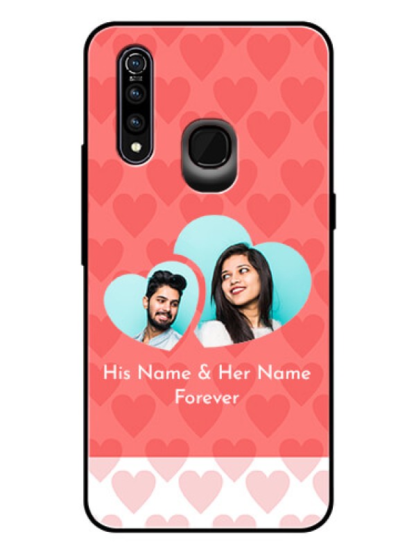 Custom Vivo Z1 Pro Personalized Glass Phone Case  - Couple Pic Upload Design
