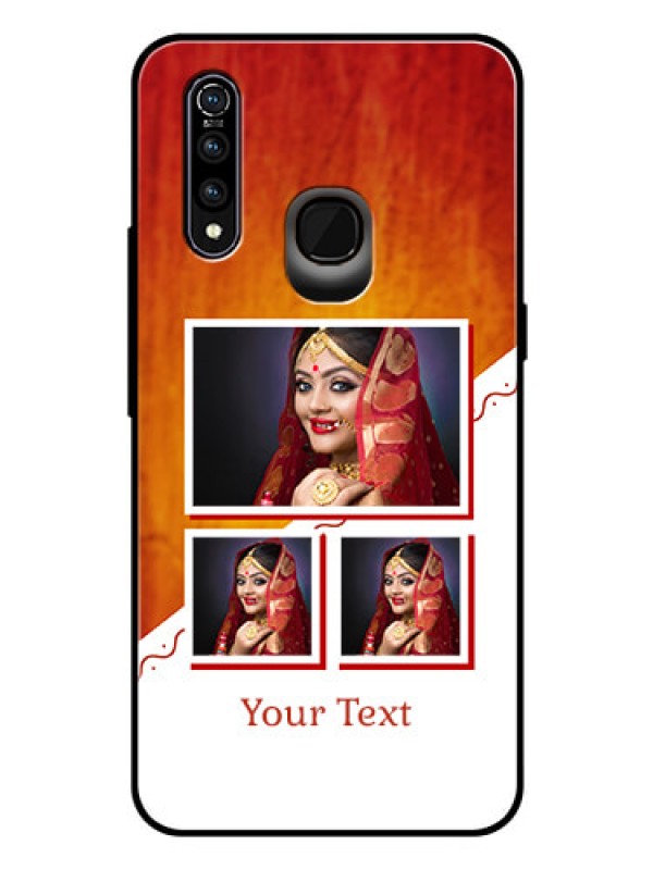 Custom Vivo Z1 Pro Custom Glass Phone Case  - Wedding Memories Design  