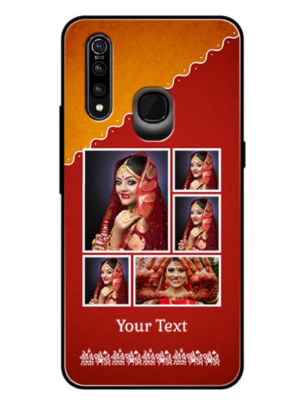Custom Vivo Z1 Pro Personalized Glass Phone Case  - Wedding Pic Upload Design