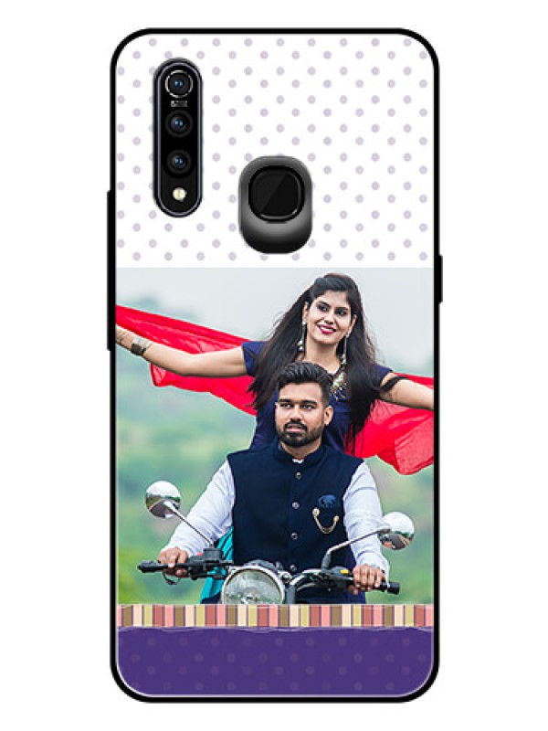 Custom Vivo Z1 Pro Photo Printing on Glass Case  - Cute Family Design