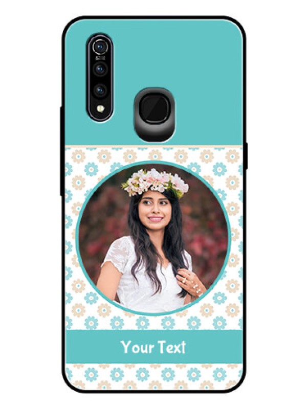 Custom Vivo Z1 Pro Custom Glass Mobile Case  - Beautiful Flowers Design