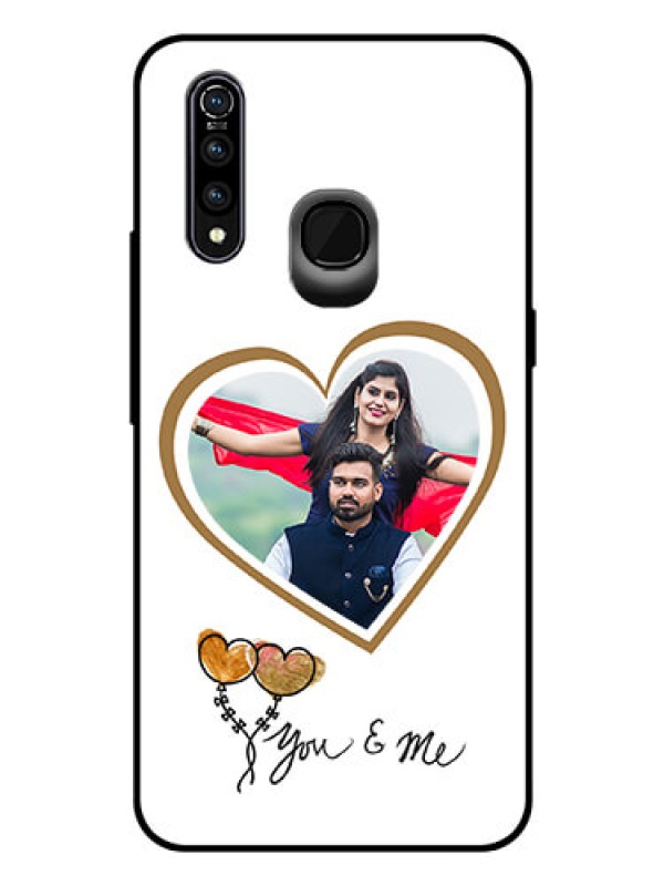Custom Vivo Z1 Pro Custom Glass Mobile Case  - You & Me Design