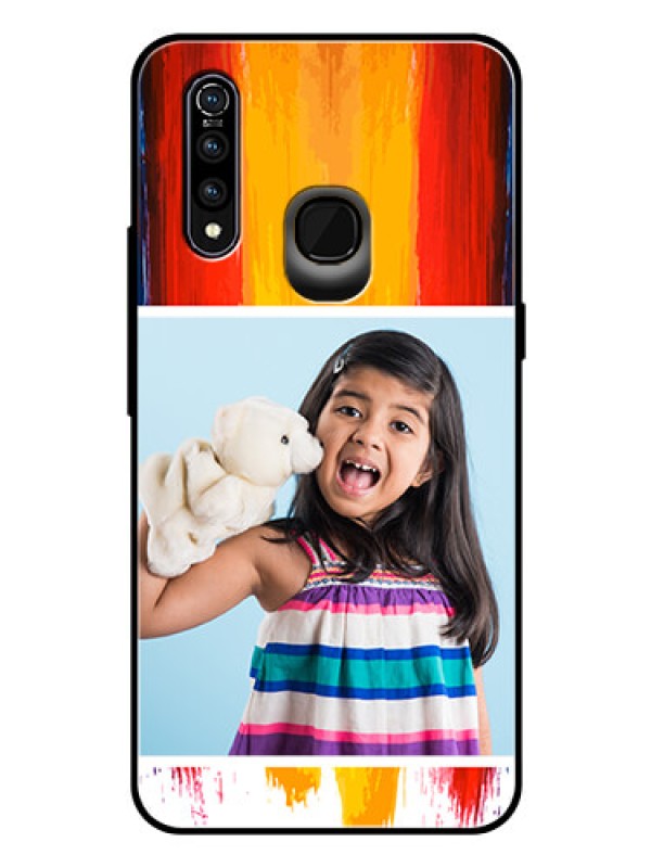Custom Vivo Z1 Pro Personalized Glass Phone Case  - Multi Color Design