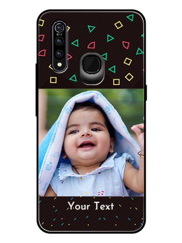 Custom Vivo Z1 Pro Custom Glass Phone Case  - with confetti birthday design