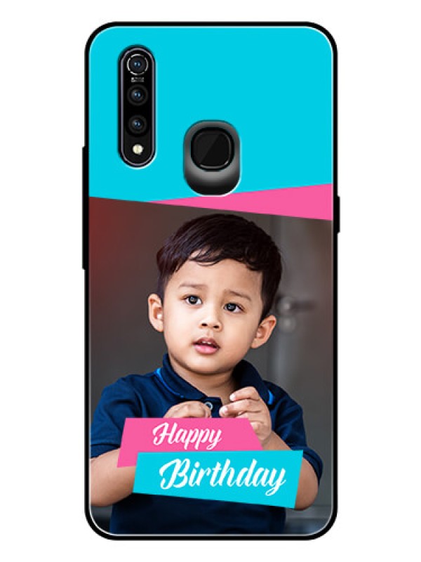 Custom Vivo Z1 Pro Personalized Glass Phone Case  - Image Holder with 2 Color Design