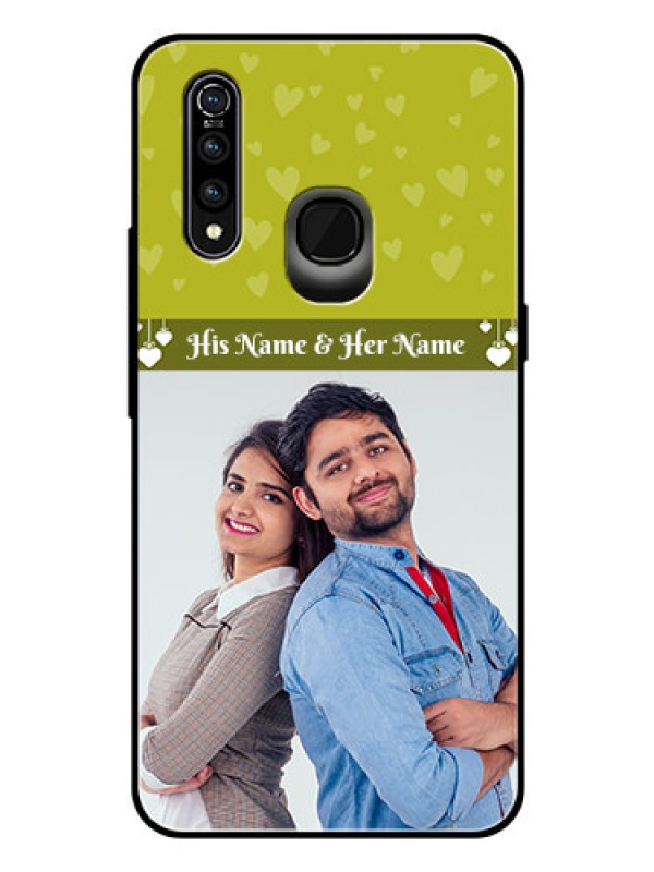 Custom Vivo Z1 Pro Custom Glass Phone Case  - You & Me Heart Design