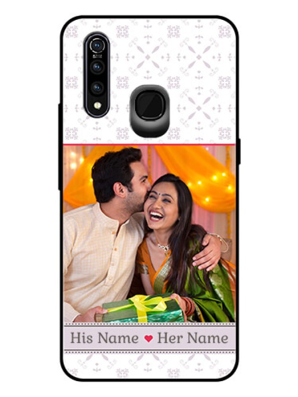 Custom Vivo Z1 Pro Custom Glass Mobile Case  - with Photo and Ethnic Design