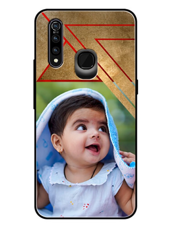 Custom Vivo Z1 Pro Personalized Glass Phone Case  - Gradient Abstract Texture Design