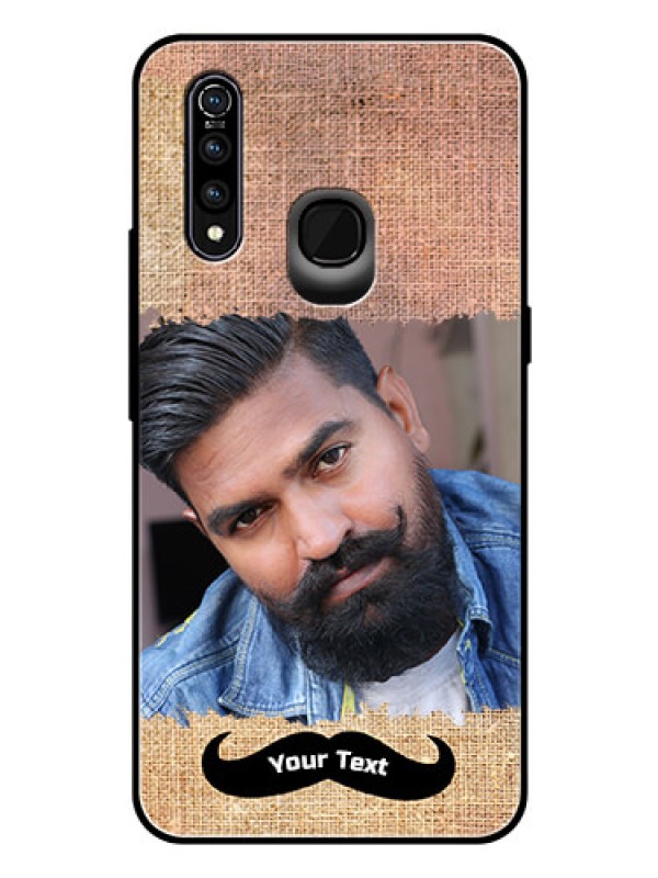 Custom Vivo Z1 Pro Personalized Glass Phone Case  - with Texture Design