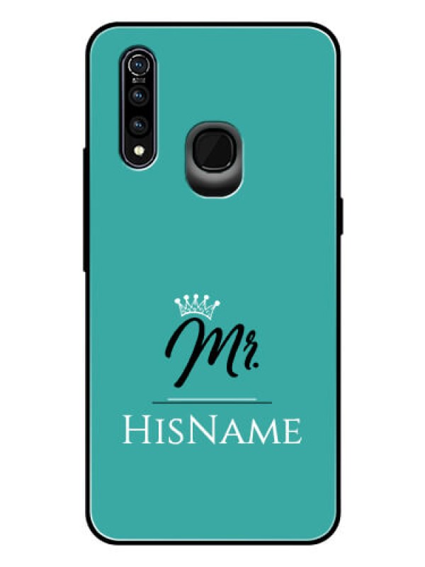 Custom Vivo Z1 Pro Custom Glass Phone Case Mr with Name
