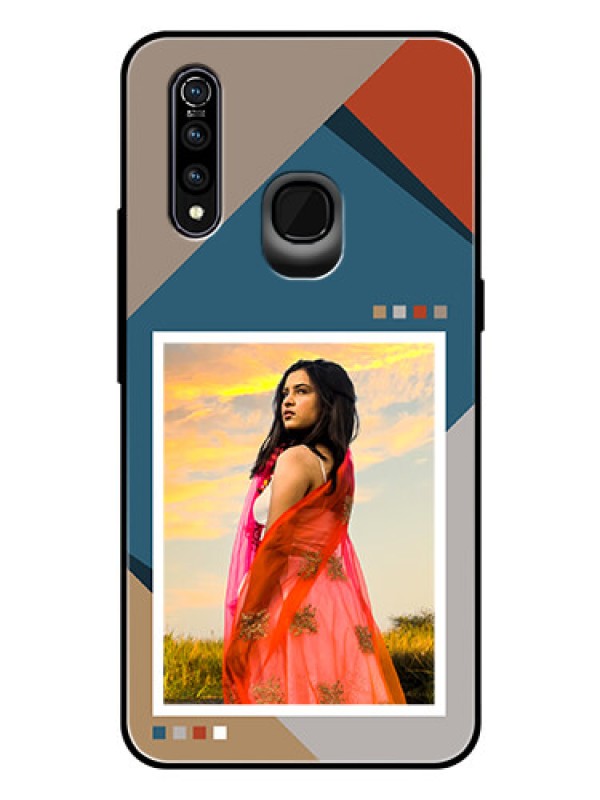 Custom Vivo Z1 Pro Personalized Glass Phone Case - Retro color pallet Design