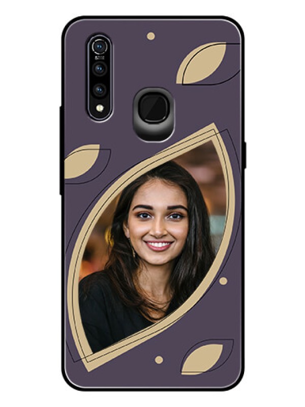 Custom Vivo Z1 Pro Custom Glass Mobile Case - Falling Leaf Design