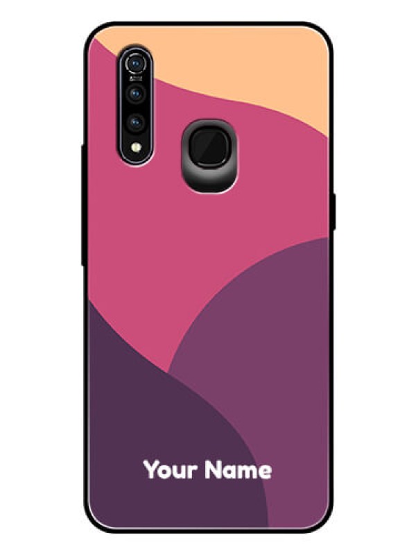 Custom Vivo Z1 Pro Custom Glass Phone Case - Mixed Multi-colour abstract art Design