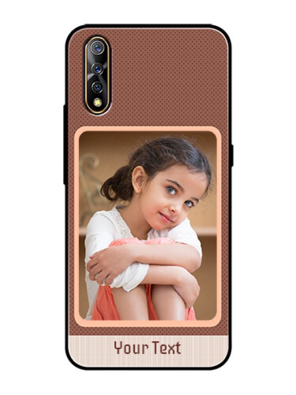 Custom Vivo Z1x Custom Glass Phone Case  - Simple Pic Upload Design