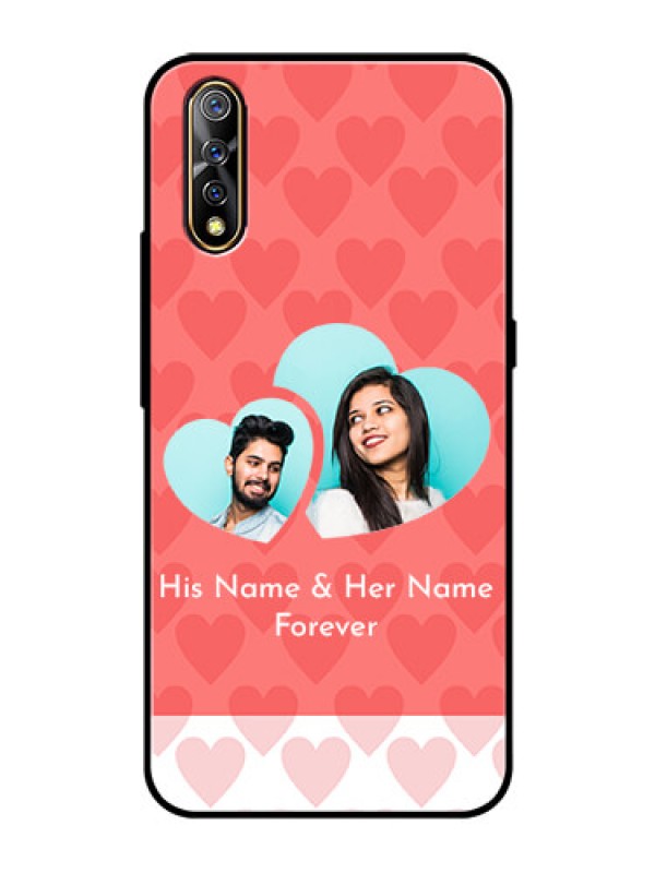 Custom Vivo Z1x Personalized Glass Phone Case  - Couple Pic Upload Design