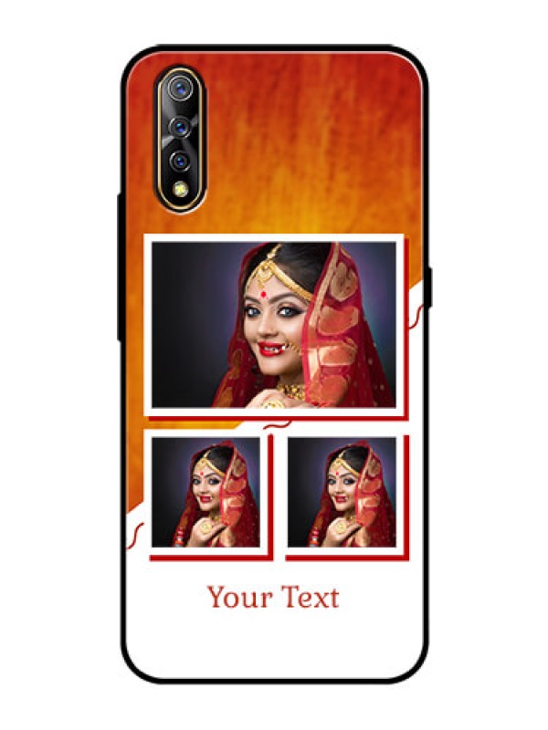 Custom Vivo Z1x Custom Glass Phone Case  - Wedding Memories Design  