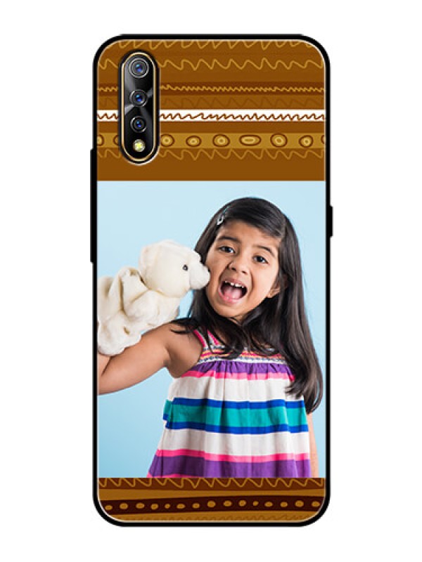 Custom Vivo Z1x Custom Glass Phone Case  - Friends Picture Upload Design 