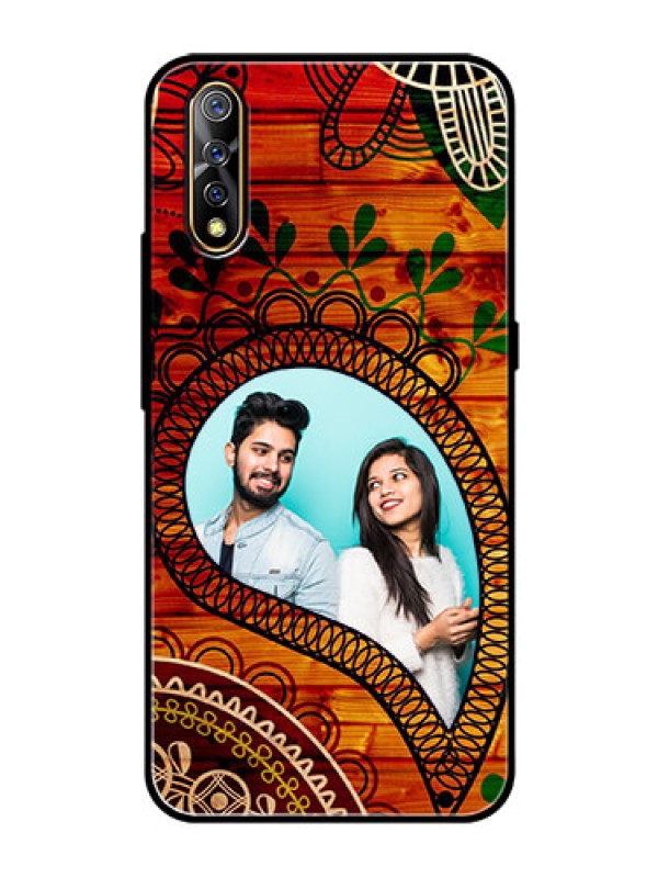 Custom Vivo Z1x Personalized Glass Phone Case  - Abstract Colorful Design