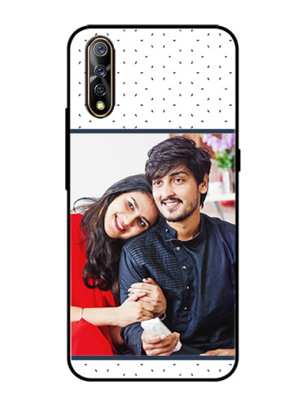 Custom Vivo Z1x Personalized Glass Phone Case  - Premium Dot Design