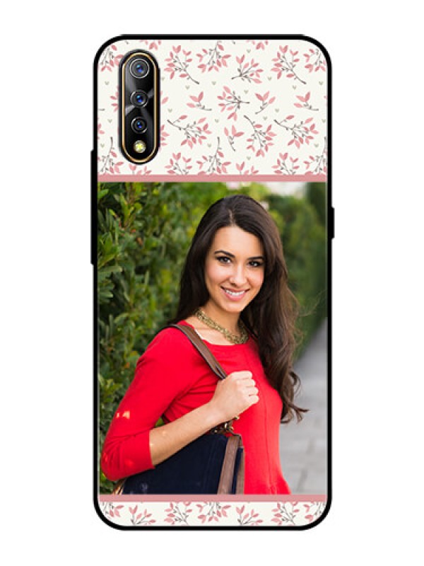 Custom Vivo Z1x Custom Glass Phone Case  - Premium Floral Design