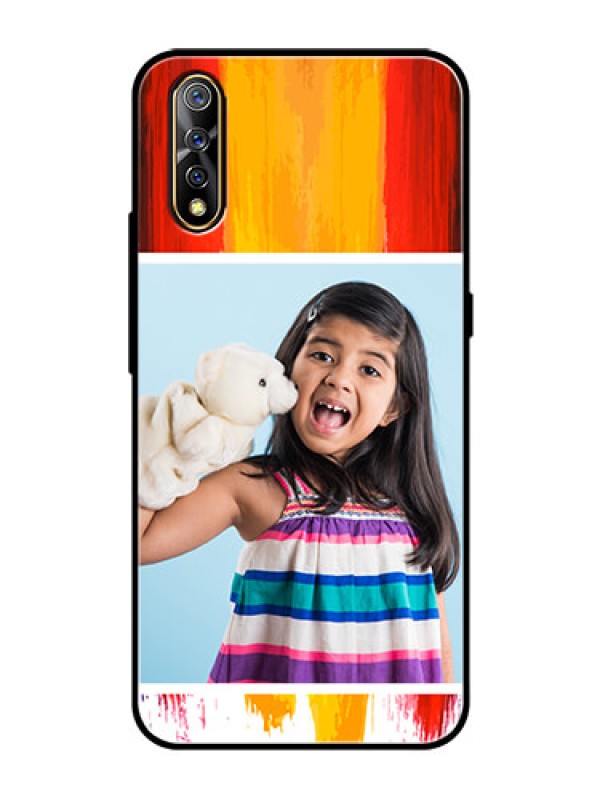 Custom Vivo Z1x Personalized Glass Phone Case  - Multi Color Design