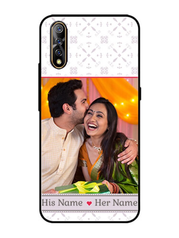 Custom Vivo Z1x Custom Glass Mobile Case  - with Photo and Ethnic Design