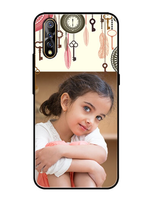 Custom Vivo Z1x Custom Glass Mobile Case  - Boho Style Design