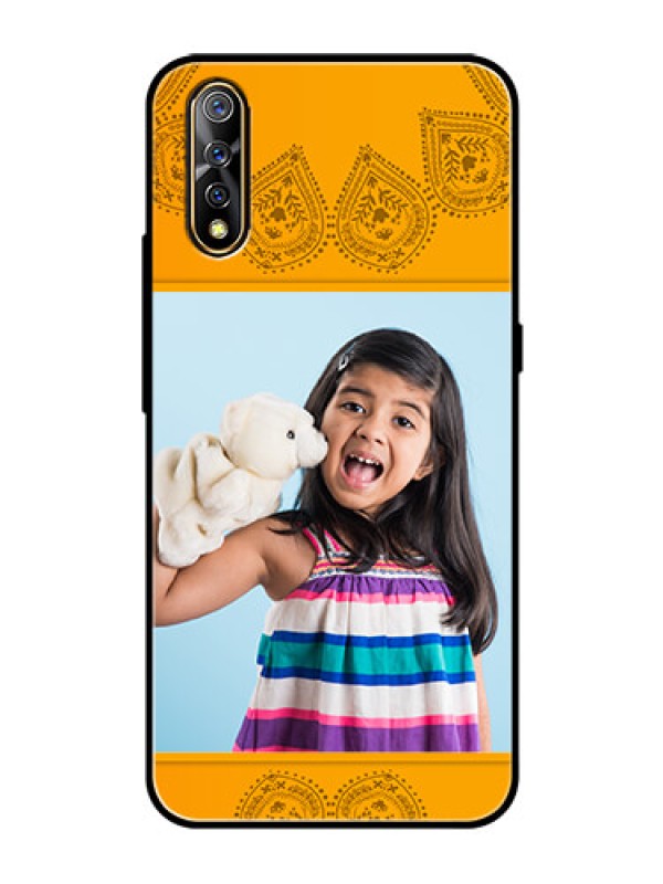 Custom Vivo Z1x Personalized Glass Phone Case  - Photo Wedding Design 