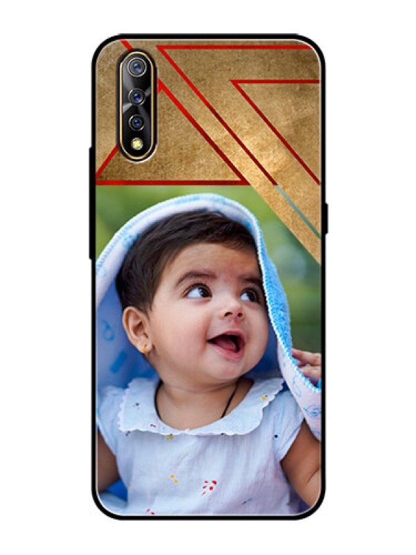 Custom Vivo Z1x Personalized Glass Phone Case  - Gradient Abstract Texture Design