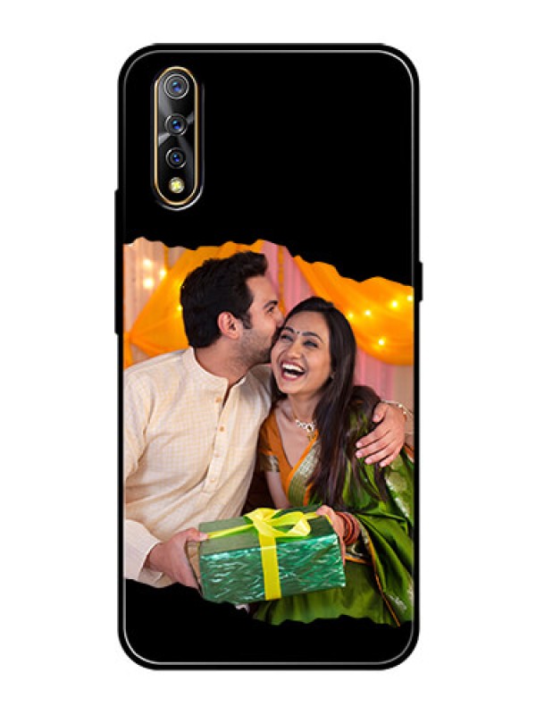 Custom Vivo Z1X Custom Glass Phone Case - Tear-off Design