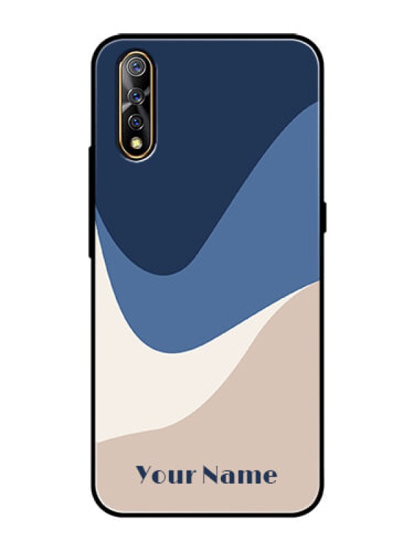 Custom Vivo Z1X Custom Glass Phone Case - Abstract Drip Art Design