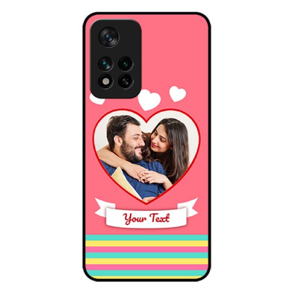 Xiaomi 11I 5G Photo Printing on Glass Case - Love Doodle Design