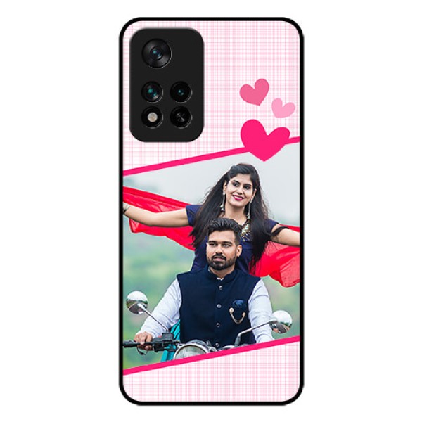 Xiaomi 11I 5G Custom Glass Phone Case - Love Shape Heart Design Xiaomi 11I 5G Custom Glass Phone Case - Love Shape Heart Design