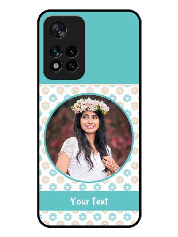 Custom Xiaomi 11I 5G Custom Glass Mobile Case - Beautiful Flowers Design