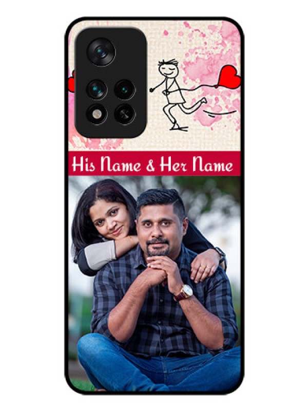 Custom Xiaomi 11I 5G Photo Printing on Glass Case - You and Me Case Design