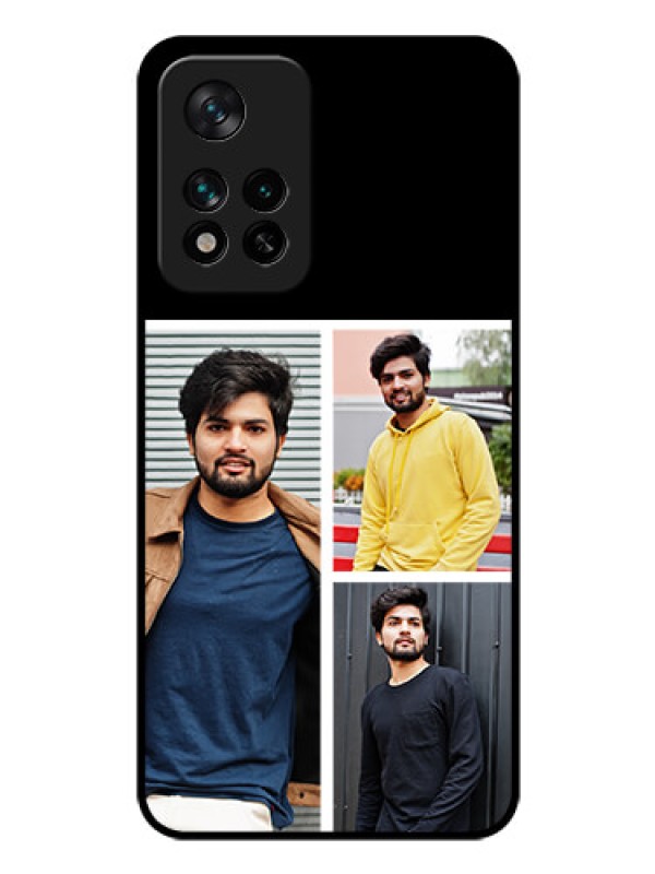 Custom Xiaomi 11I 5G Photo Printing on Glass Case - Upload Multiple Picture Design