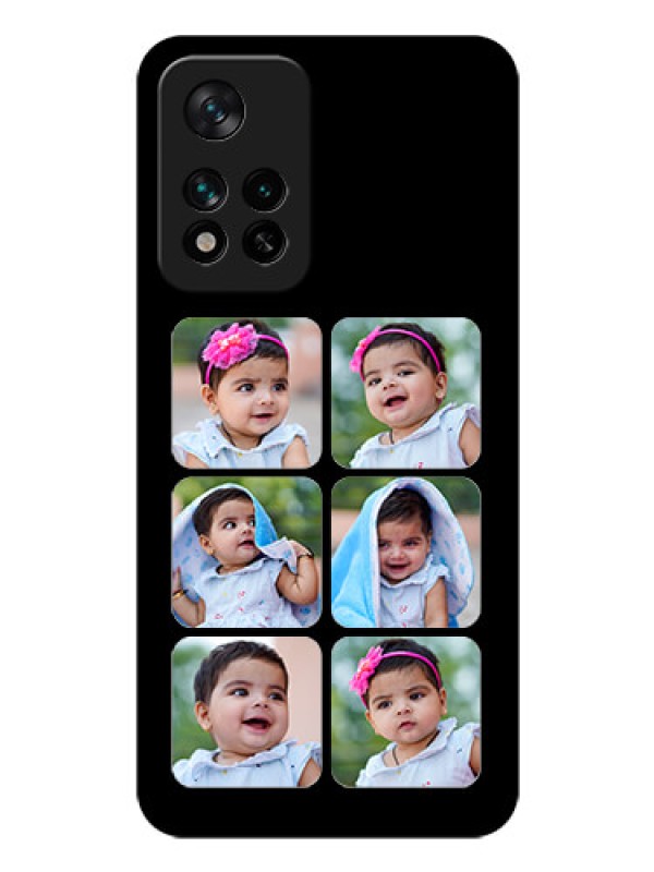 Custom Xiaomi 11I 5G Photo Printing on Glass Case - Multiple Pictures Design
