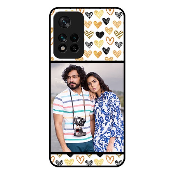 Xiaomi 11I 5G Photo Printing on Glass Case - Love Symbol Design