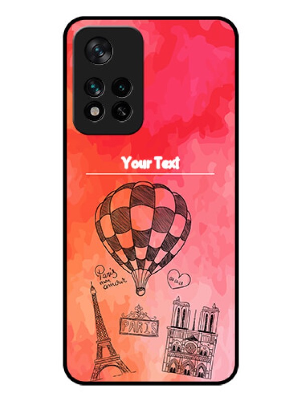 Custom Xiaomi 11I 5G Custom Glass Phone Case - Paris Theme Design
