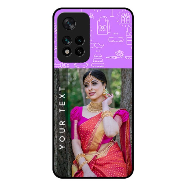 Xiaomi 11I 5G Custom Glass Mobile Case - Birthday Icons Design Xiaomi 11I 5G Custom Glass Mobile Case - Birthday Icons Design