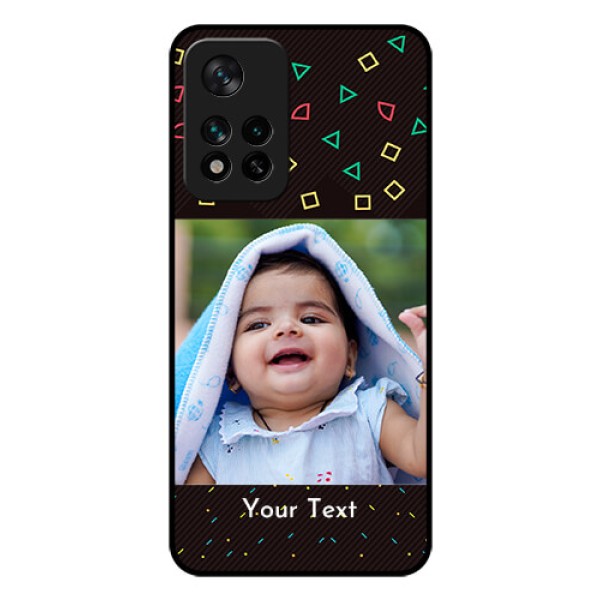 Xiaomi 11I 5G Custom Glass Phone Case - with confetti birthday design Xiaomi 11I 5G Custom Glass Phone Case - with confetti birthday design