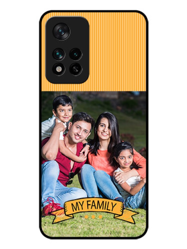 Custom Xiaomi 11I 5G Custom Glass Phone Case - My Family Design