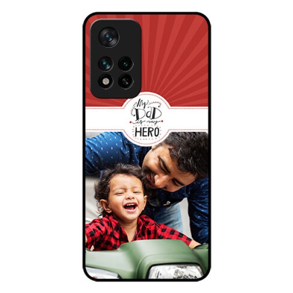 Xiaomi 11I 5G Photo Printing on Glass Case - My Dad Hero Design