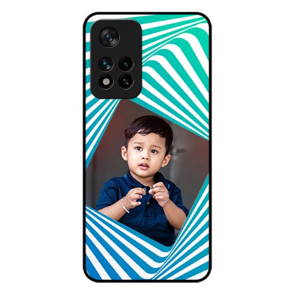 Xiaomi 11I 5G Personalized Glass Phone Case - Abstract Spiral Design Xiaomi 11I 5G Personalized Glass Phone Case - Abstract Spiral Design