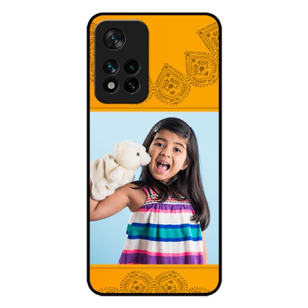 Xiaomi 11I 5G Personalized Glass Phone Case - Photo Wedding Design