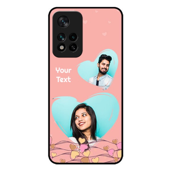 Xiaomi 11I 5G Custom Glass Mobile Case - Love Doodle Design