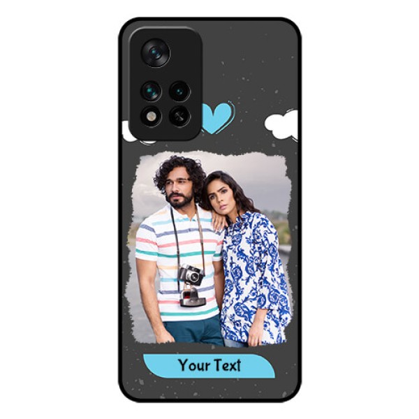 Xiaomi 11I 5G Custom Glass Phone Case - Splashes with love doodles Design Xiaomi 11I 5G Custom Glass Phone Case - Splashes with love doodles Design
