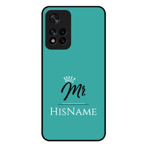 Xiaomi 11I 5G Custom Glass Phone Case Mr with Name