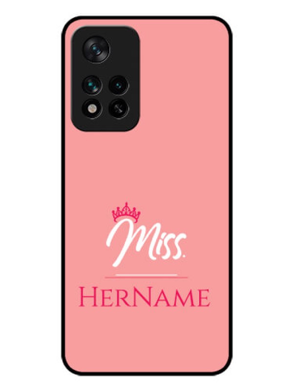 Custom Xiaomi 11I 5G Custom Glass Phone Case Mrs with Name